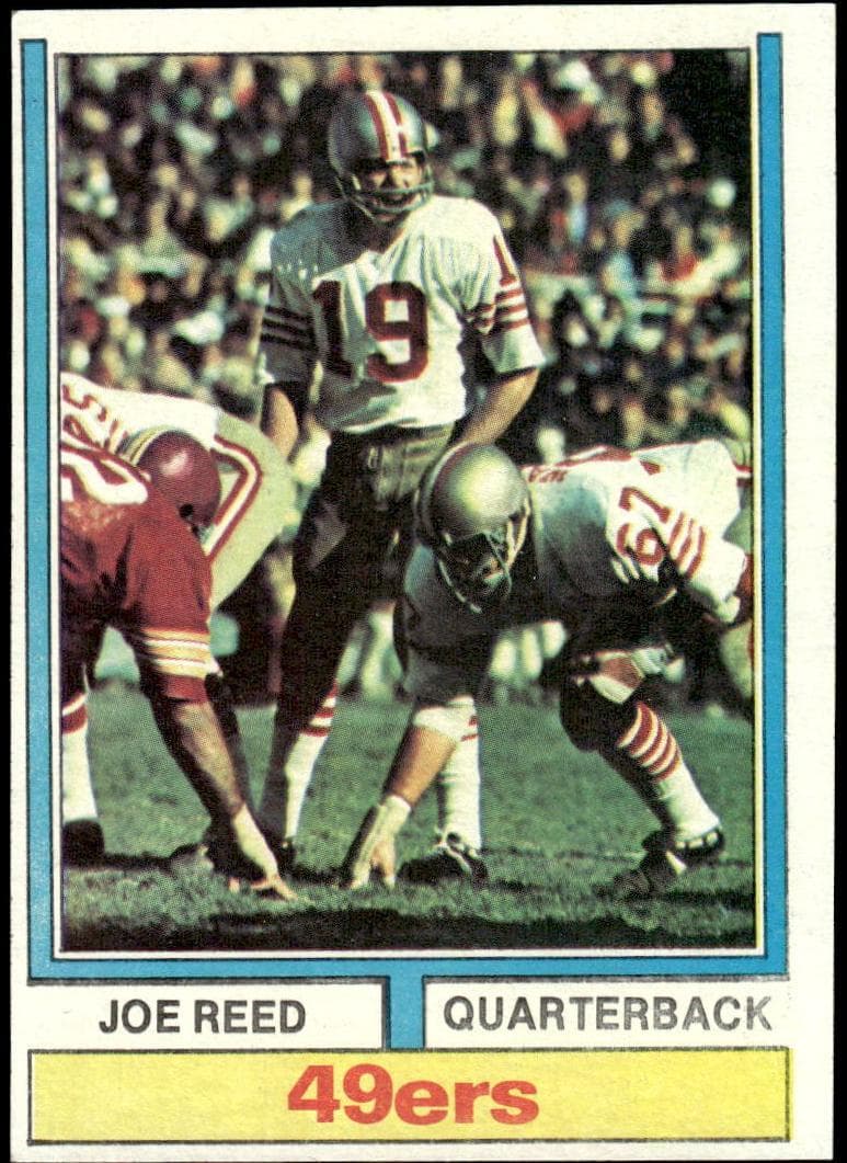 Joe Reed 1974 topps Topps