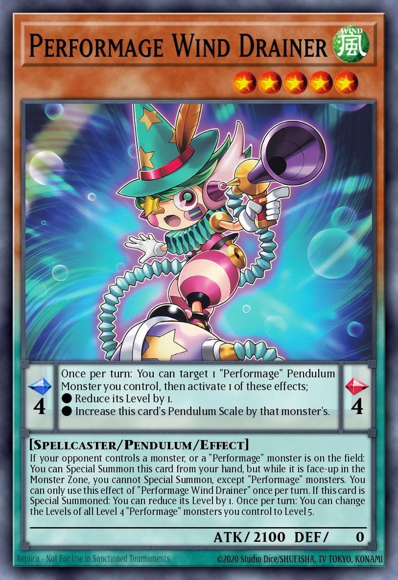 Performage Wind Drainer 2025 Yu-Gi-Oh! Maze of the Master