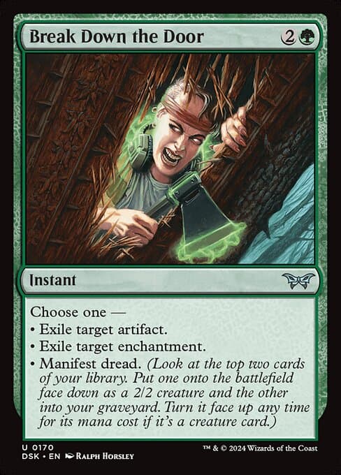 Break Down the Door 2024 Magic: The Gathering Duskmourn: House of Horror