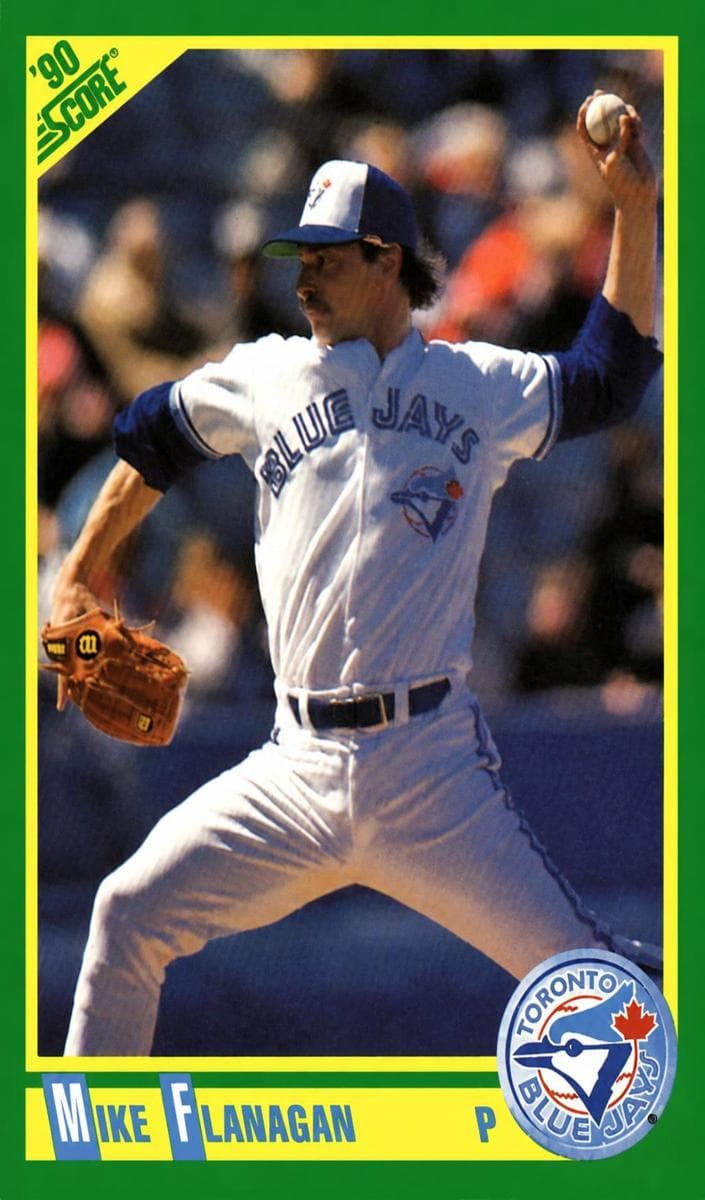 Mike Flanagan trading card