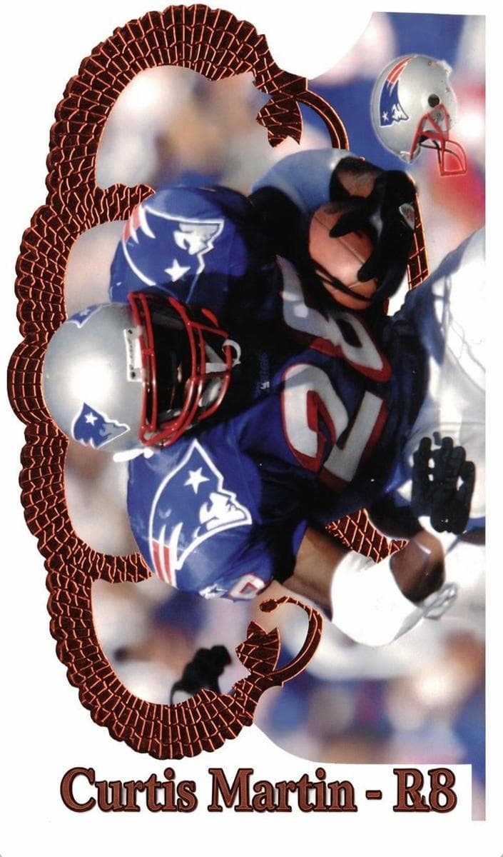 Curtis Martin 1995 unknown Pacific Crown Royale Football Copper