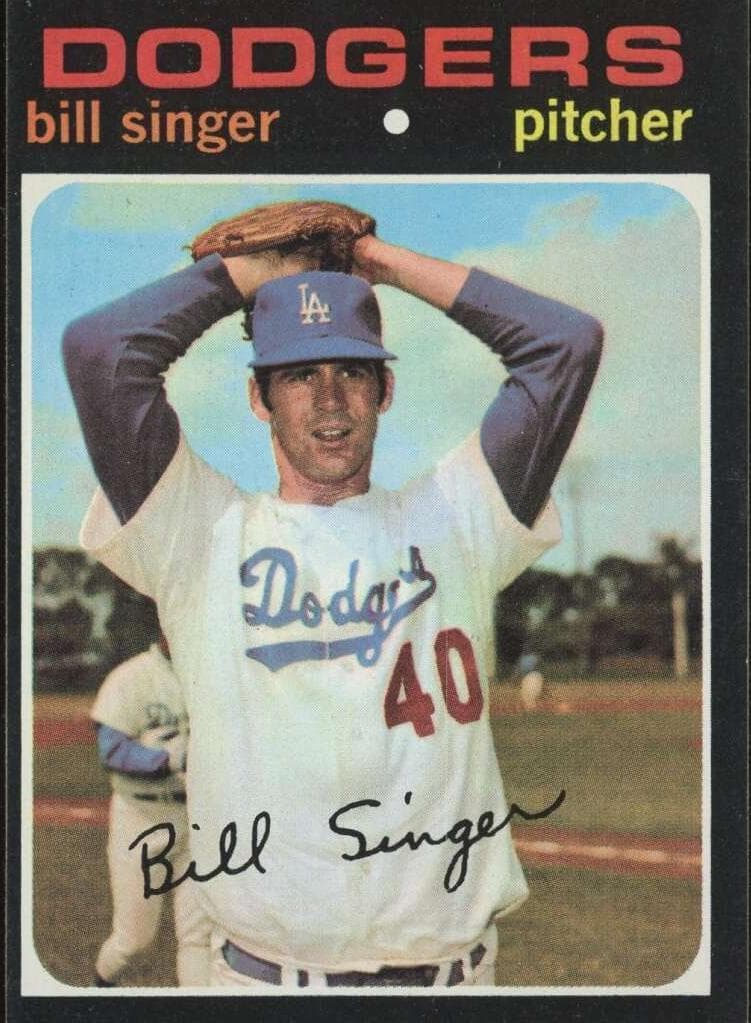 Bill Singer 1971 topps Topps
