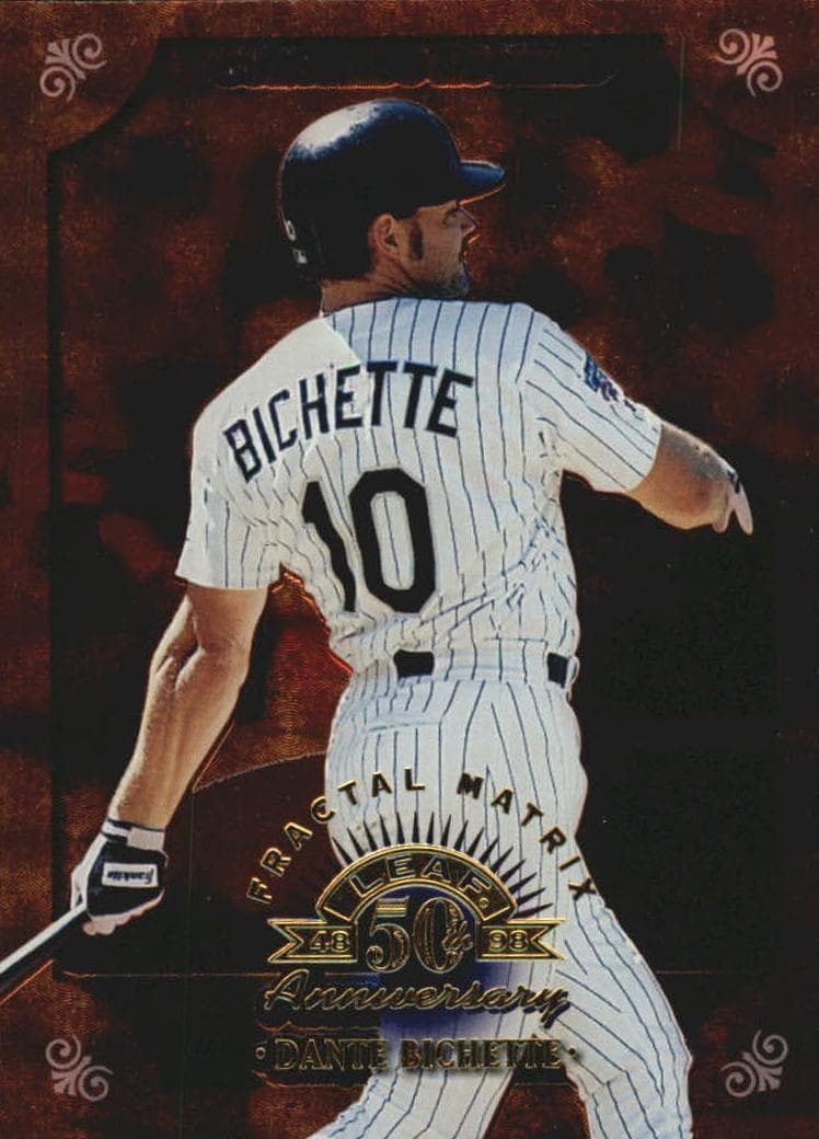 Dante Bichette 1998 leaf Leaf