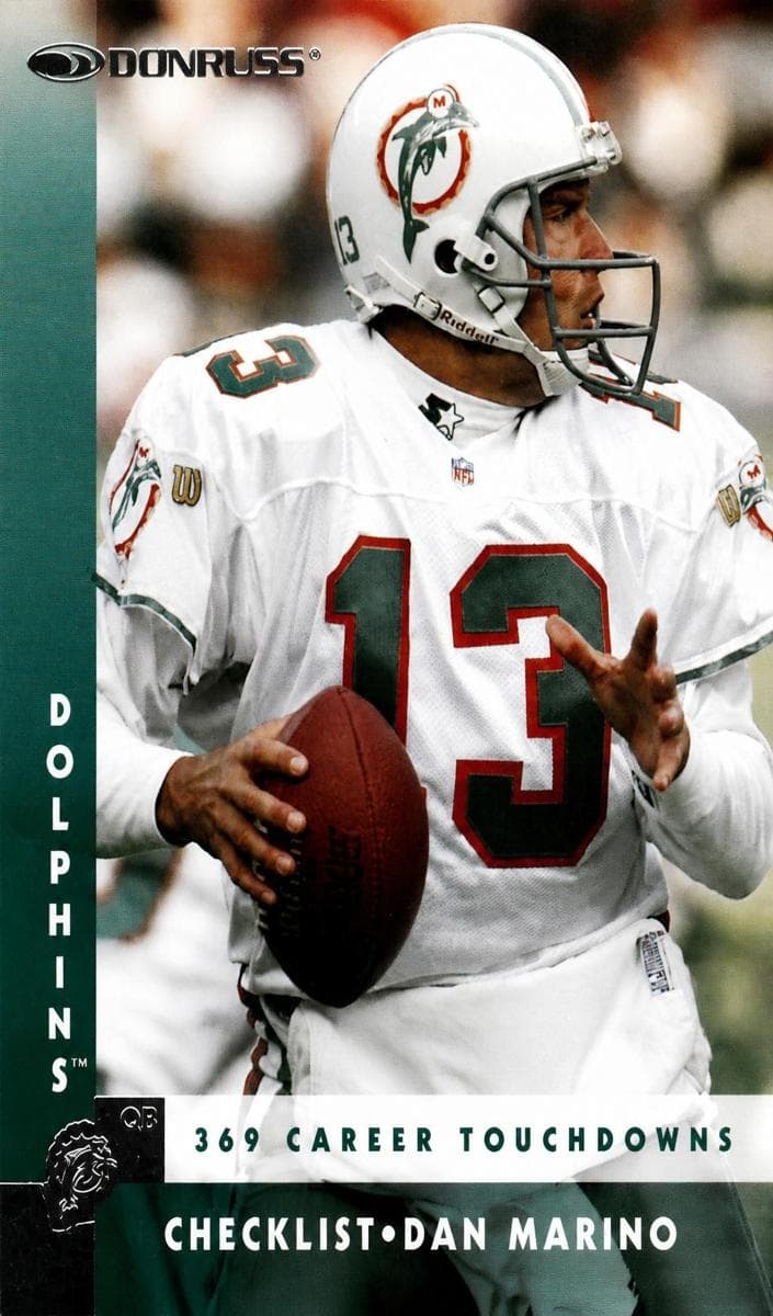 Dan Marino 1997 panini