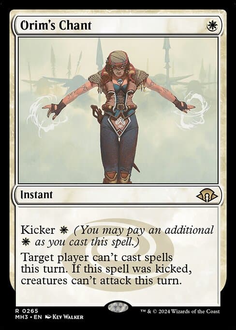 Orim's Chant 1998 Magic: The Gathering