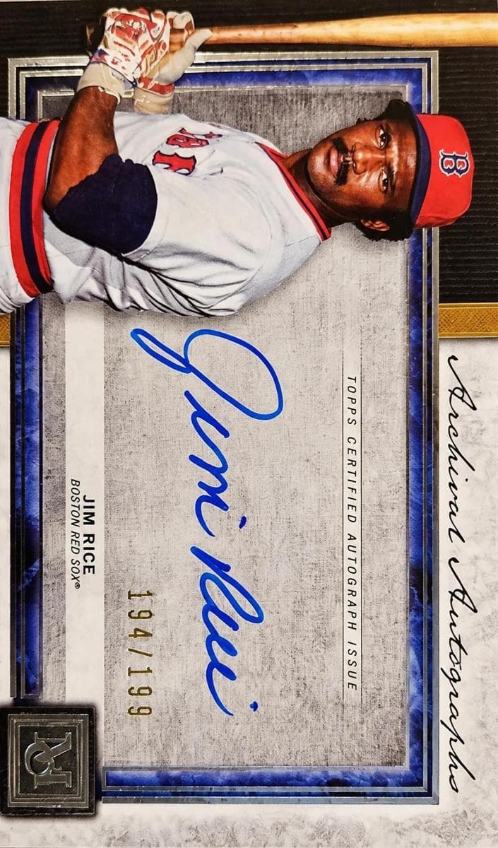 Jim Rice 2020 topps