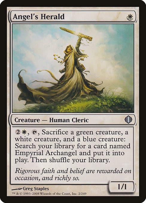 Angel's Herald 2008 Magic: The Gathering Shards of Alara