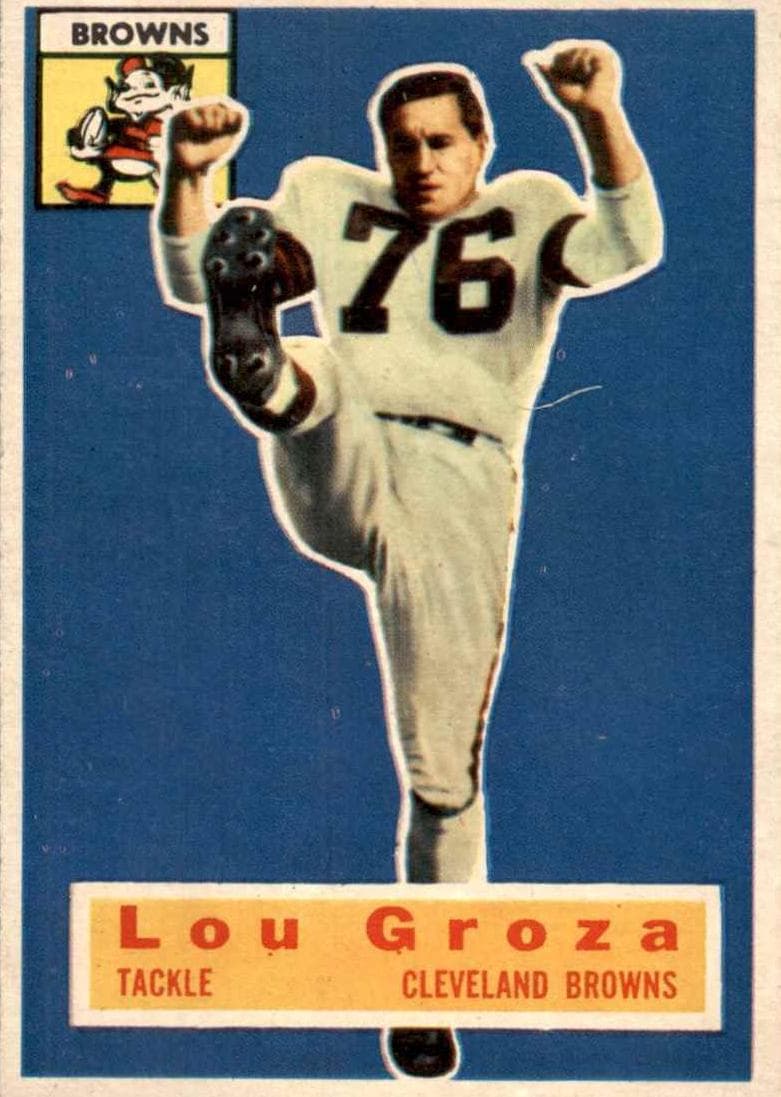 Lou Groza 1956 topps Topps
