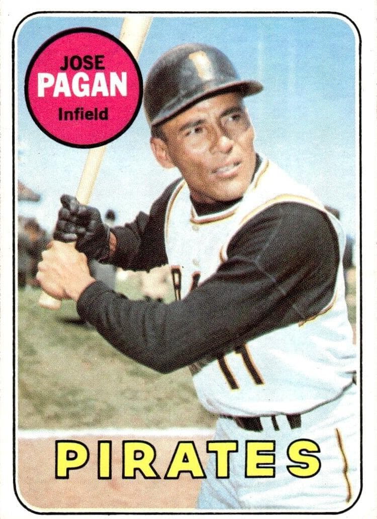 Jose Pagan 1969 topps Topps
