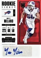 Matt Milano 2017 panini