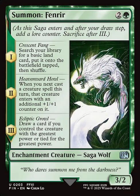 Summon: Fenrir #203