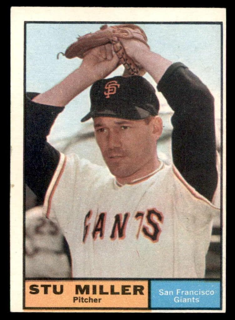 Stu Miller 1961 topps Topps