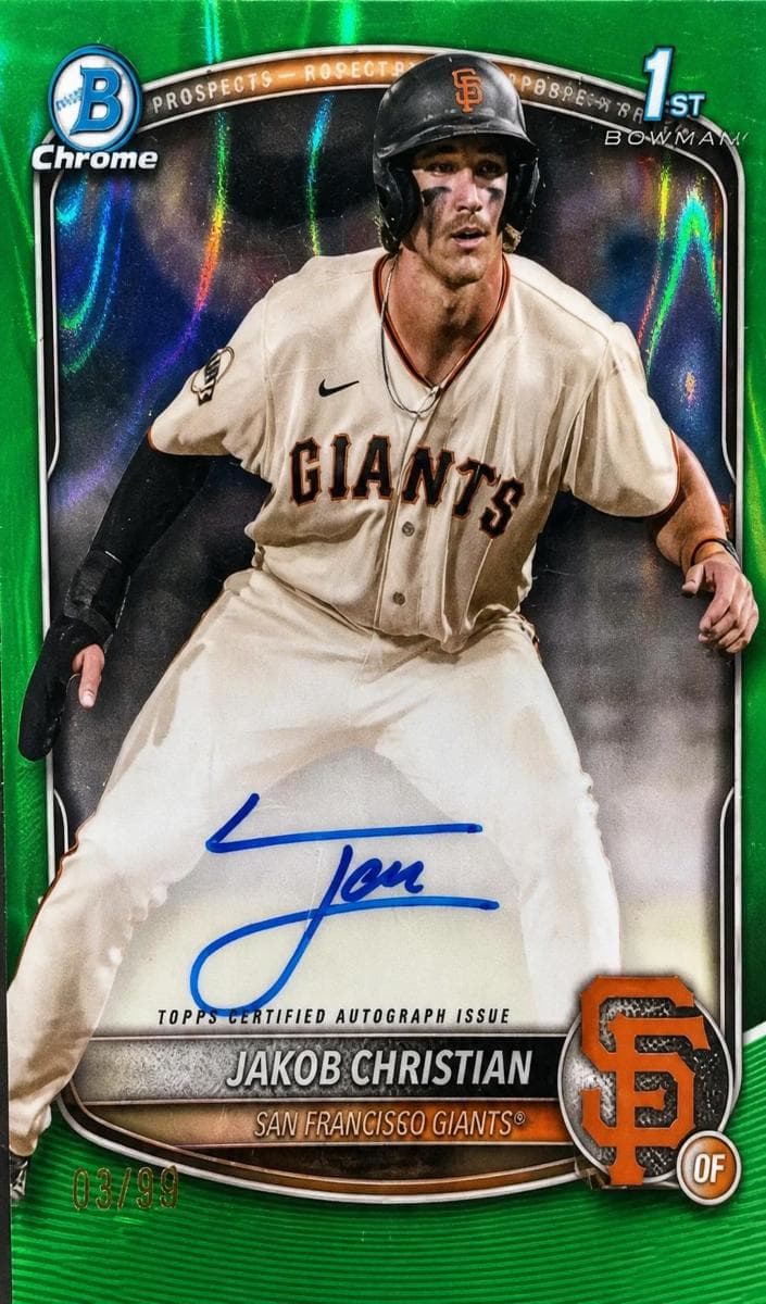 Jakob Christian trading card