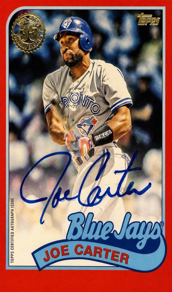 Joe Carter #89BA2-JCA