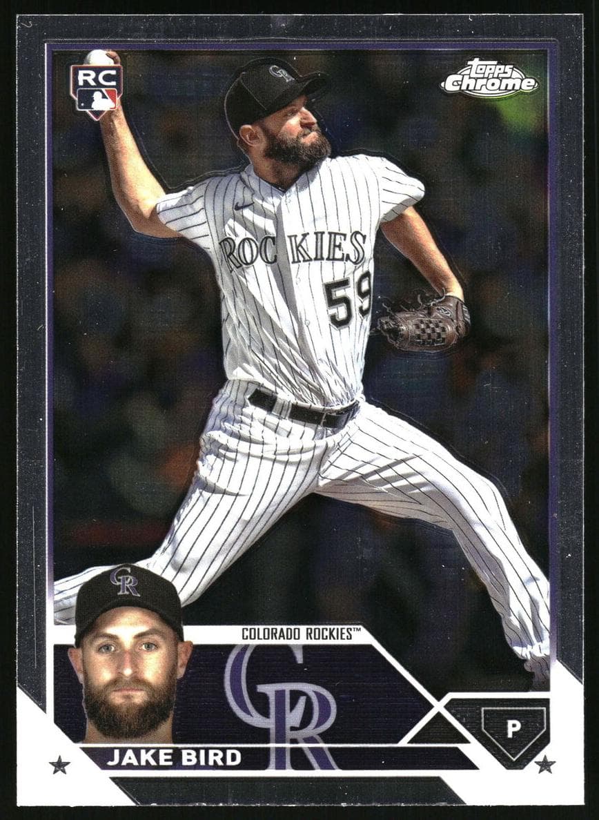 Jake Bird trading card