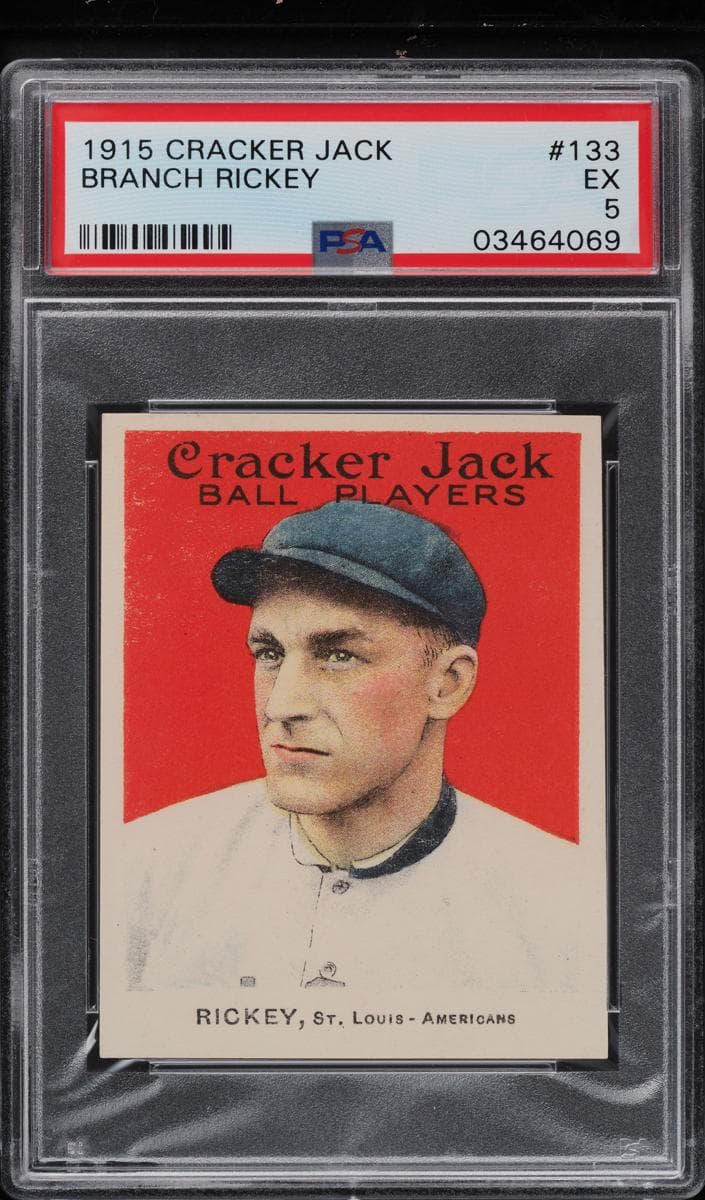 Branch Rickey 1915 unknown Cracker Jack