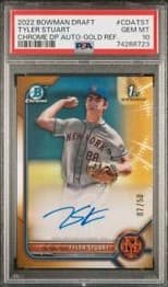 Tyler Stuart 2022 bowman Bowman Draft