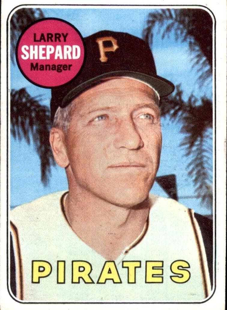 Larry Shepard 1969 topps Topps