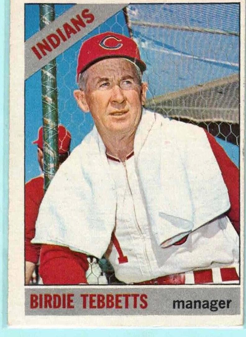 Birdie Tebbetts 1966 topps Topps