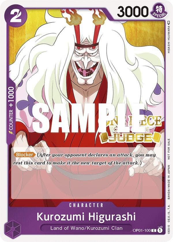 Kurozumi Higurashi 2022 One Piece Japanese Romance Dawn