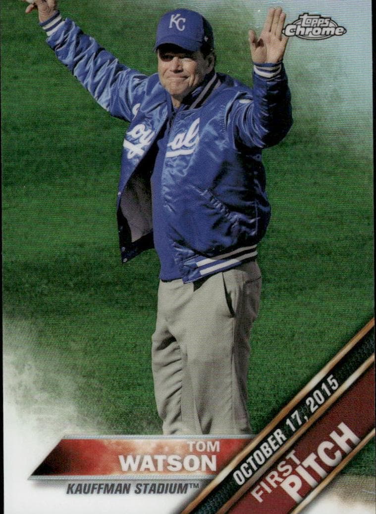Tom Watson trading card