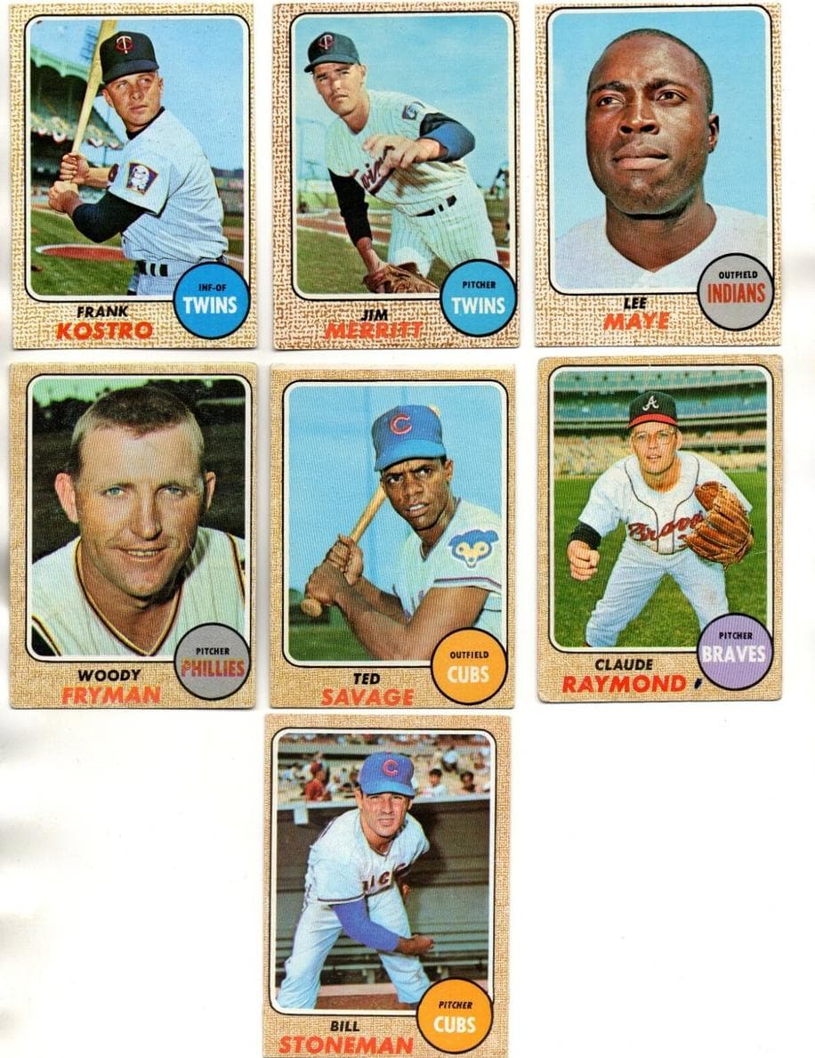 Lee Maye 1968 topps Topps
