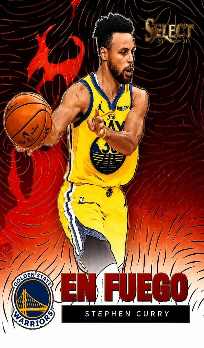 Stephen Curry 2020 panini Panini Select