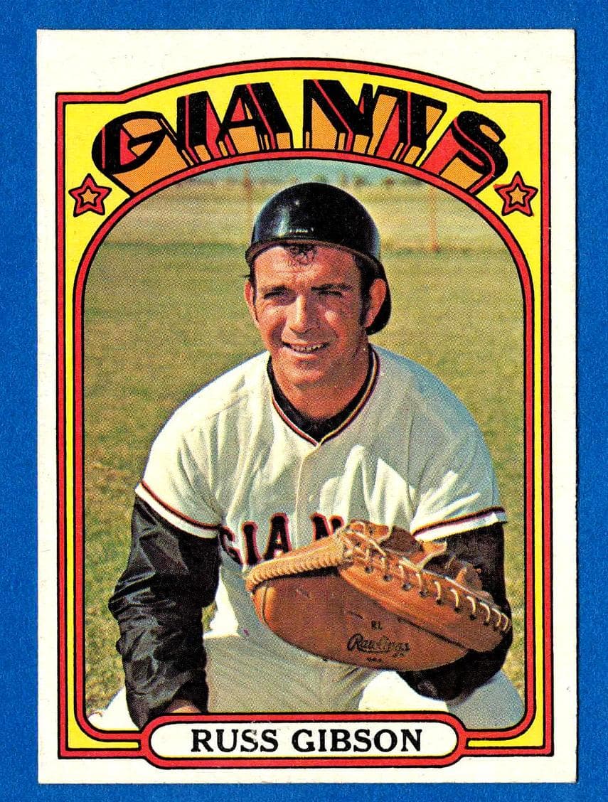 Russ Gibson 1972 topps Topps