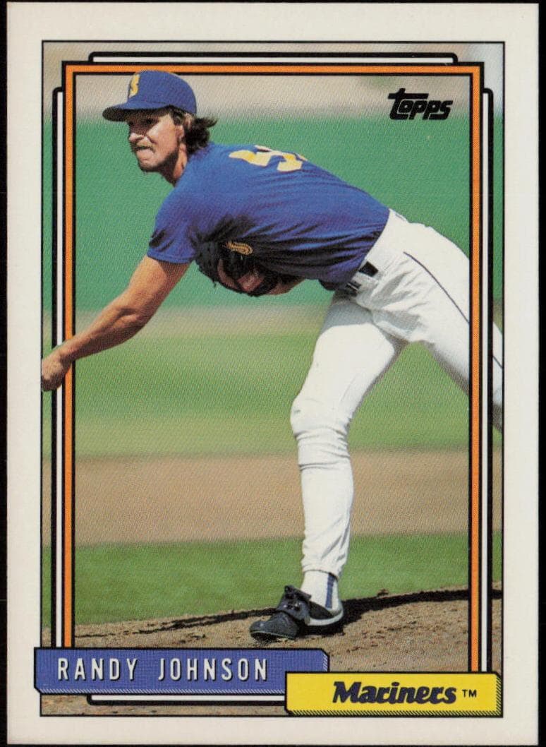 Randy Johnson 1992 topps Topps