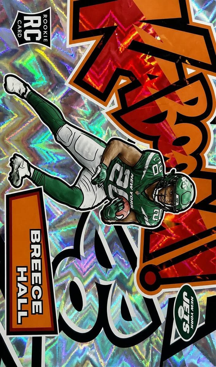 Breece Hall 2022 panini Panini Absolute