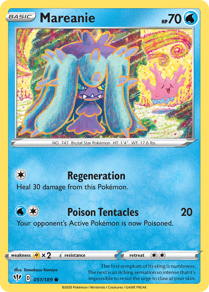 Mareanie 2017 Pokemon Korean Ash vs Rocket Deck Kit