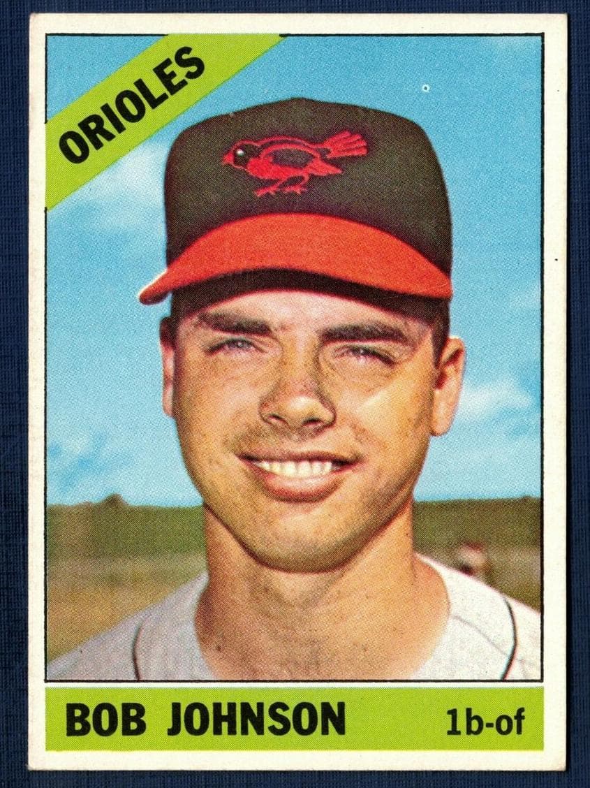 Bob Johnson 1966 topps O-Pee-Chee