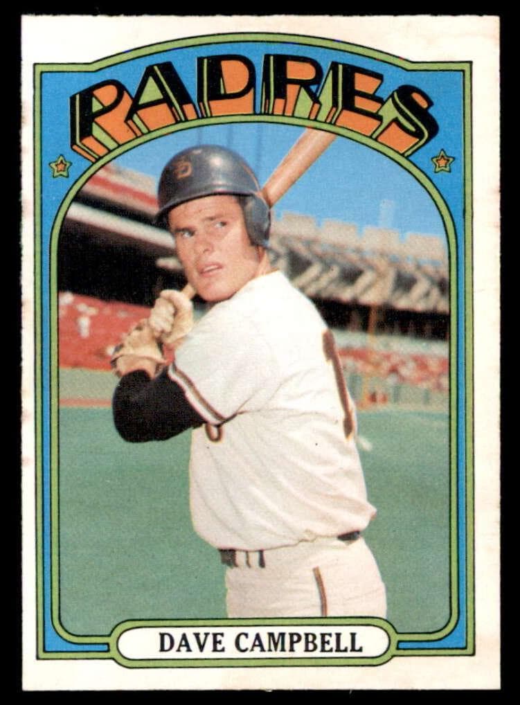 Dave Campbell 1972 topps O-Pee-Chee