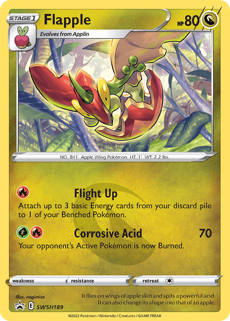 Flapple 2021 Pokemon Shining Fates
