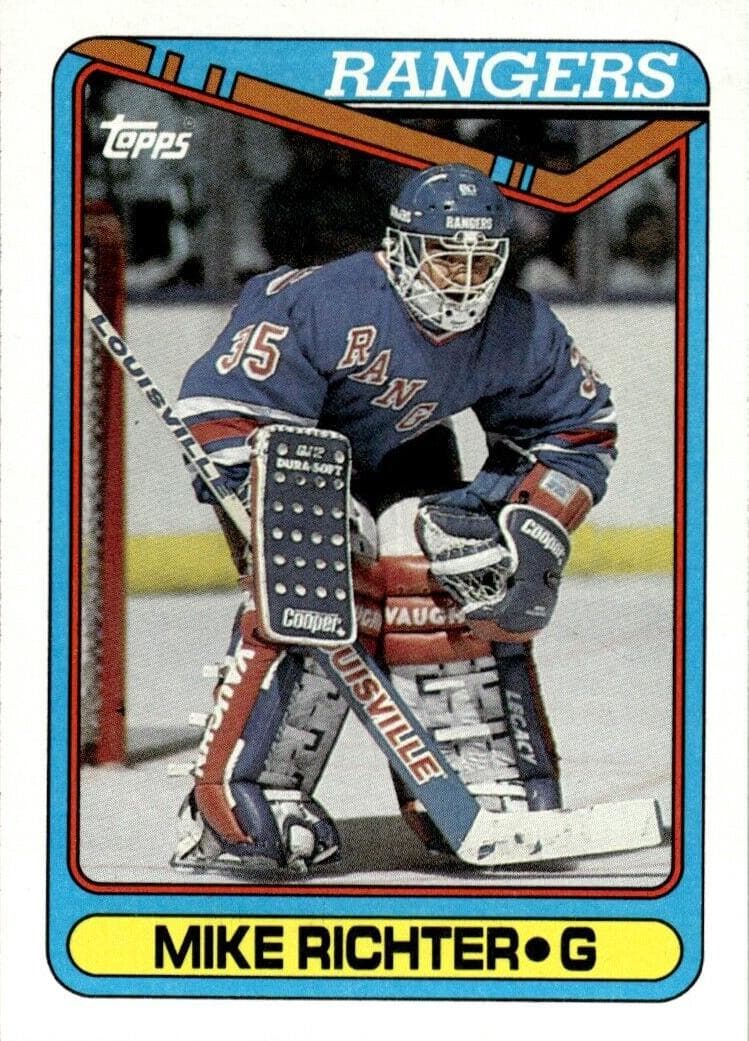 Mike Richter 1990 topps Topps
