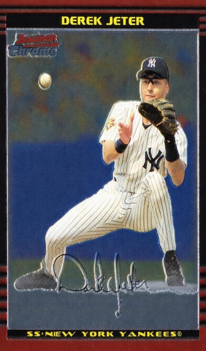 Derek Jeter 2002 bowman Bowman Chrome