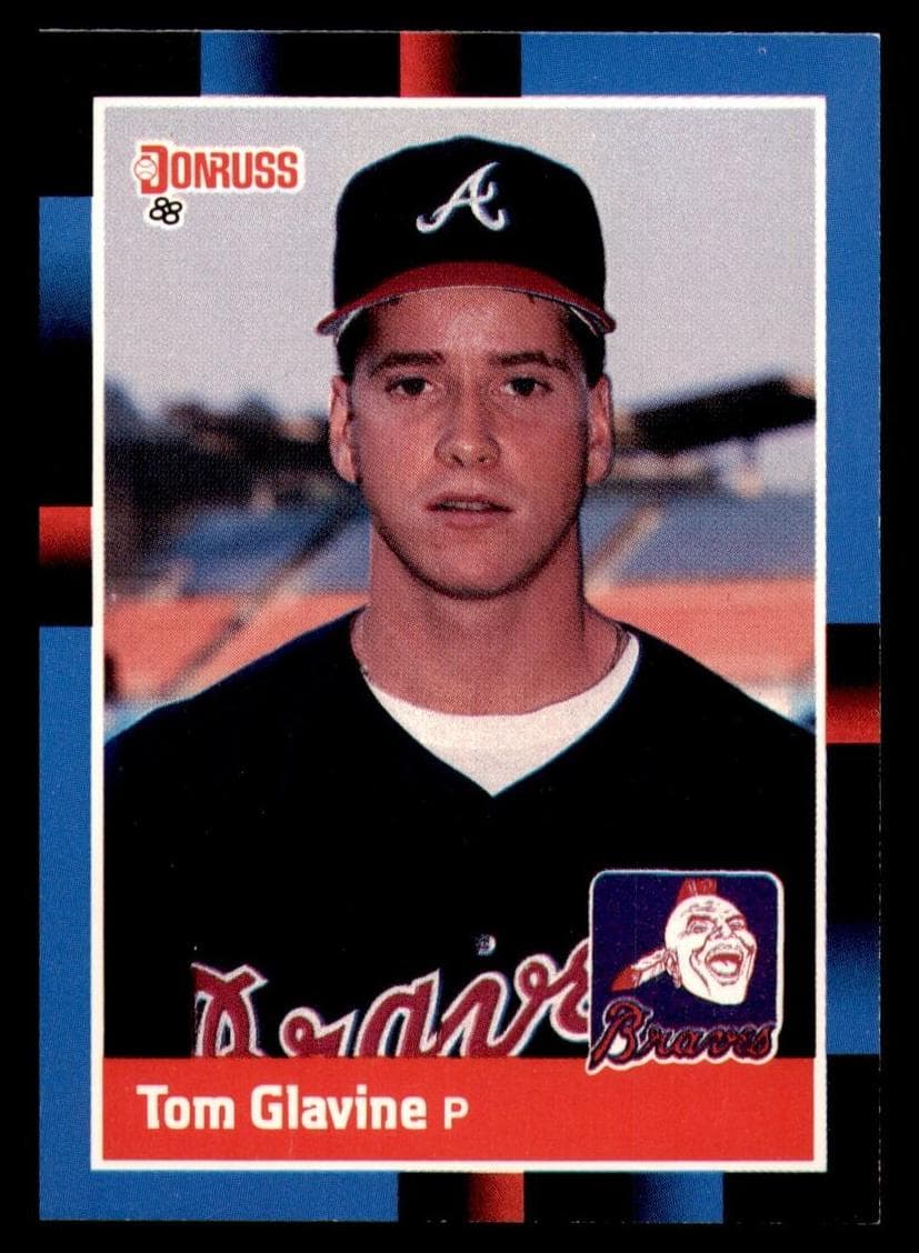 Tom Glavine trading card