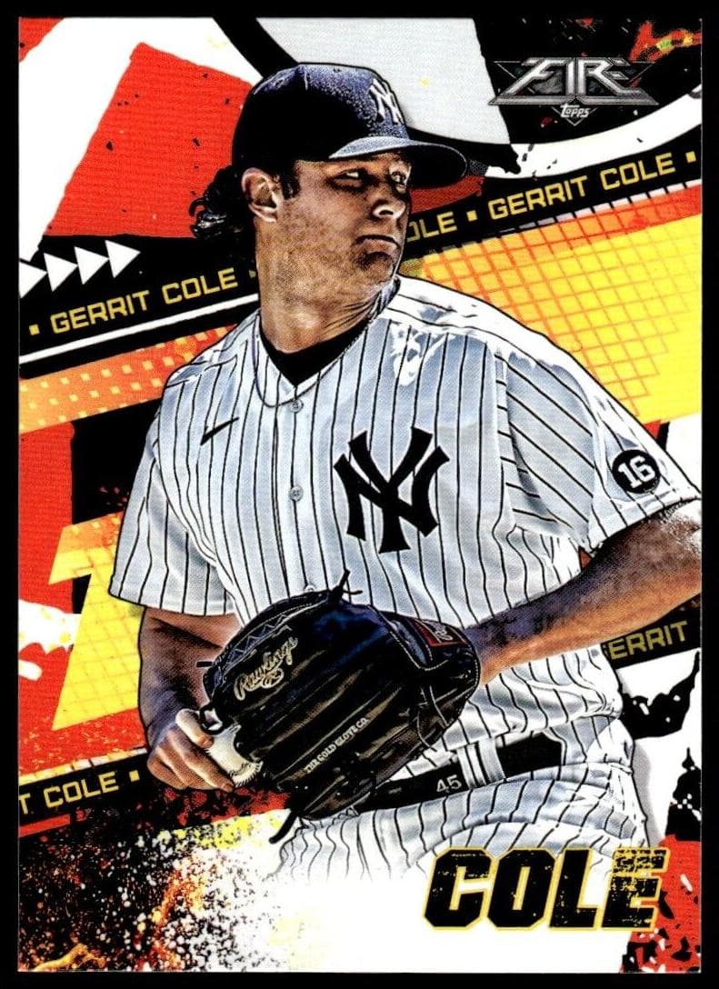 Gerrit Cole 2022 topps Topps Fire