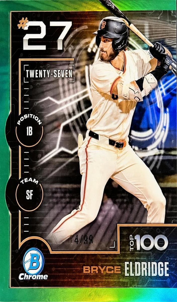 Bryce Eldridge 2025 bowman Bowman