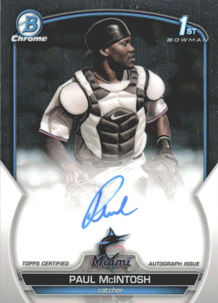 Paul McIntosh trading card