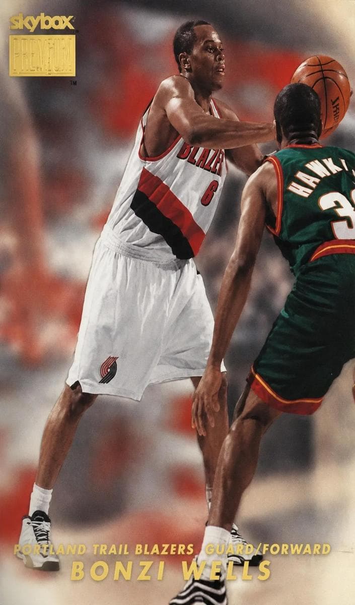 Bonzi Wells 1998 fleer SkyBox Premium