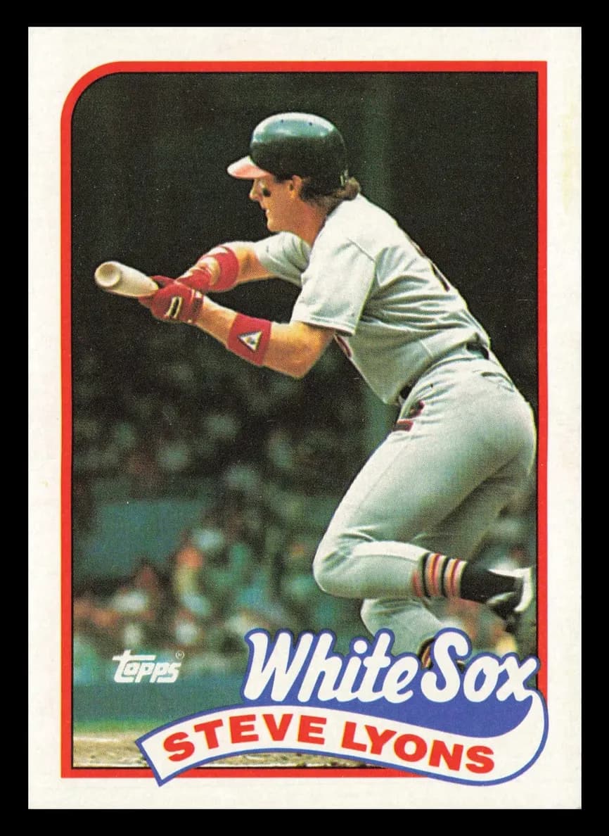 Steve Lyons 1989 topps O-Pee-Chee
