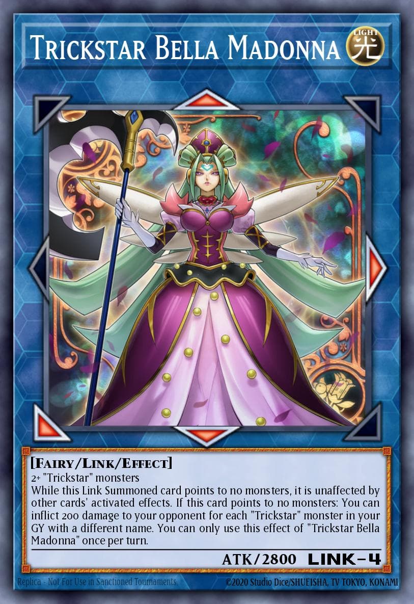 Trickstar Bella Madonna 2019 Yu-Gi-Oh! 2019 Gold Sarcophagus Tin Mega Pack