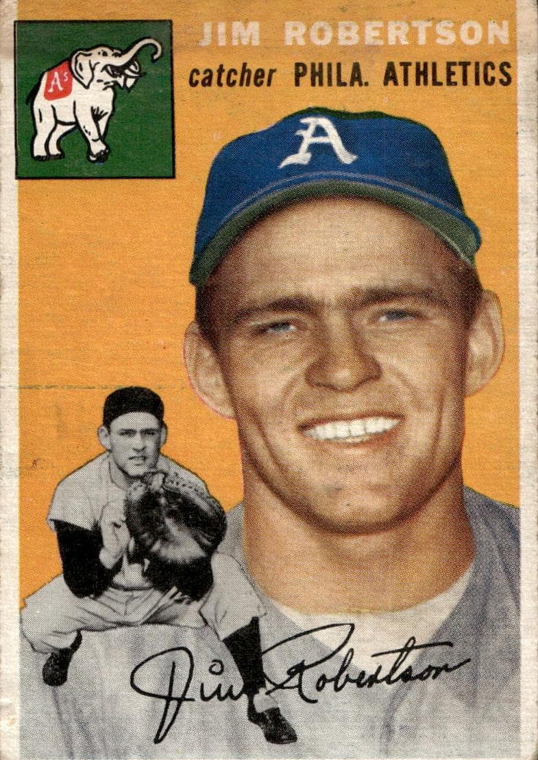 Jim Robertson 1954 topps Topps