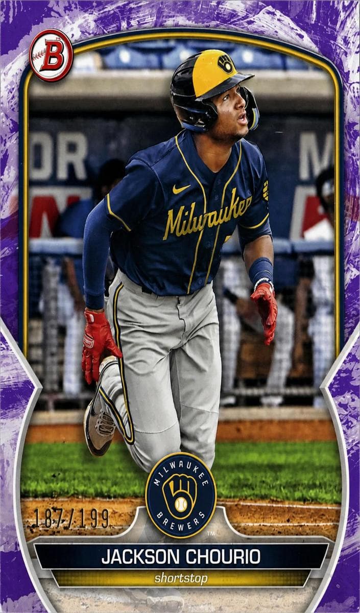 Jackson Chourio 2023 bowman Bowman