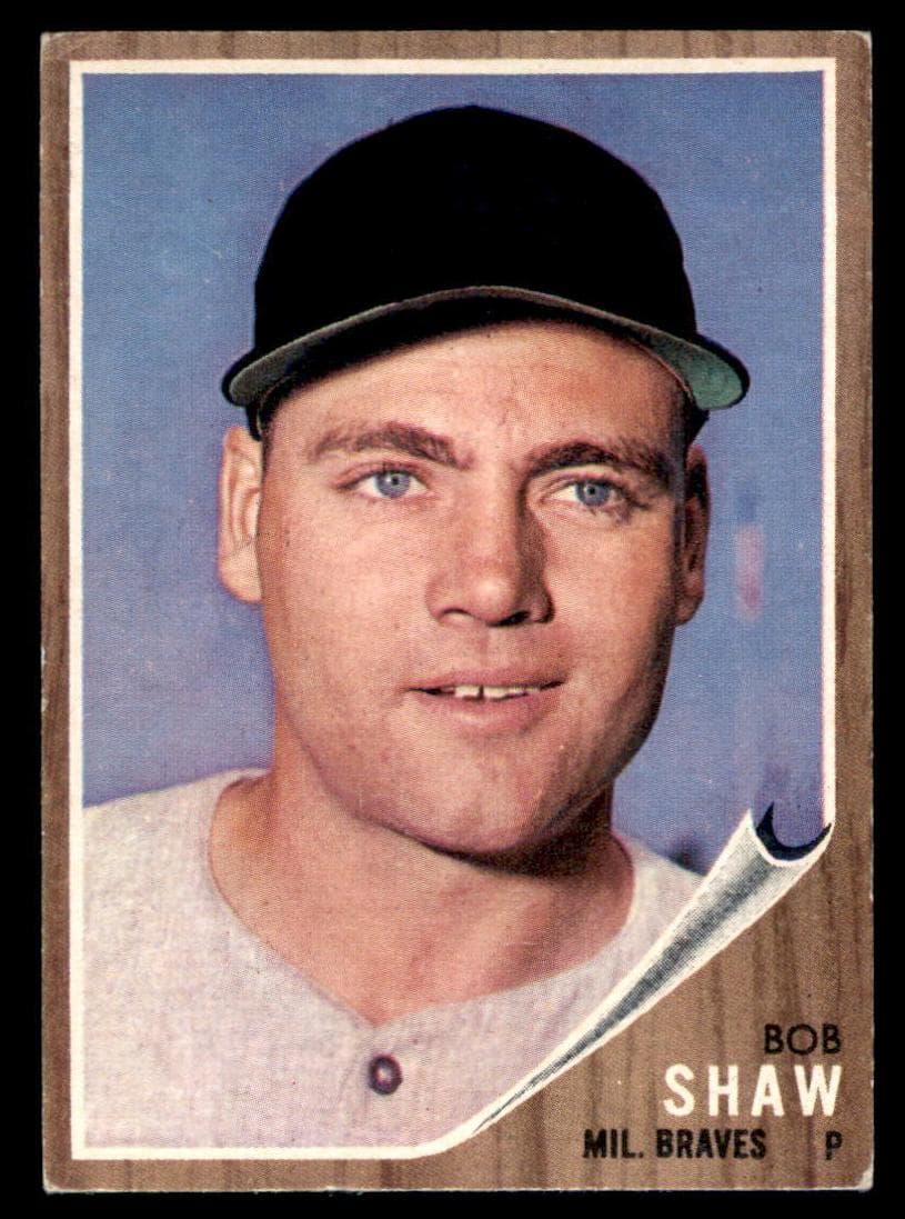 Bob Shaw 1962 topps Topps