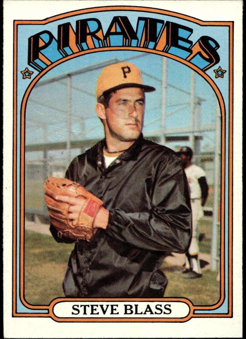 Steve Blass 1972 topps Topps