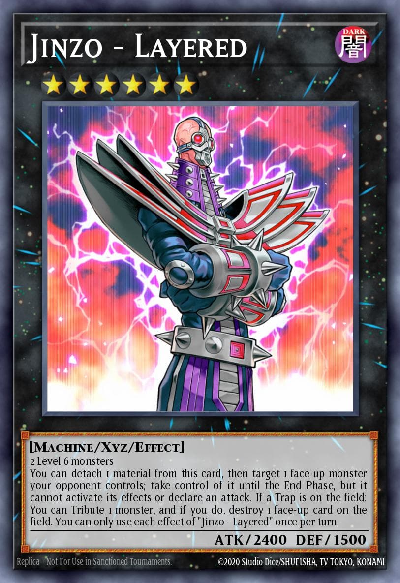 Jinzo - Layered 2020 Yu-Gi-Oh! Dragons of Legend: The Complete Series