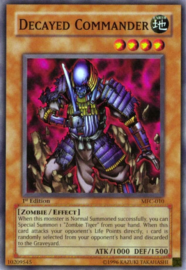 Decayed Commander 2003 Yu-Gi-Oh! Magician's Force