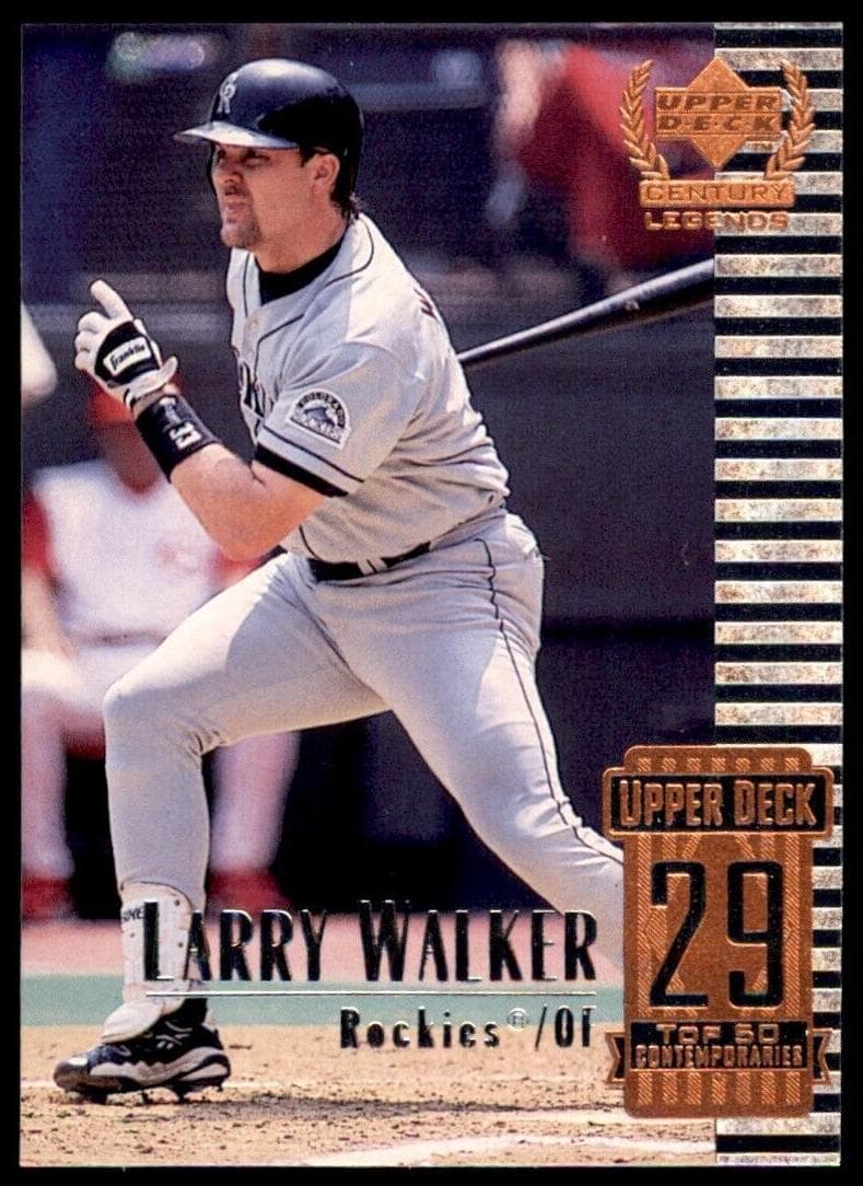 Larry Walker 1999 upper-deck Upper Deck Century Legends